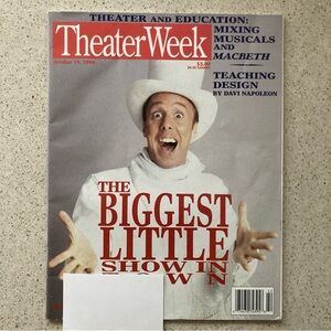 Stanley Bojarski Signed Theater Week Magazine Oct 14 1996 When Pigs Fly - Label